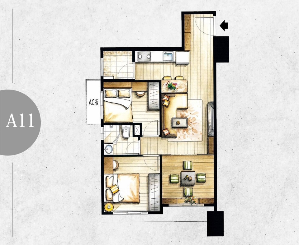 傢俱配置參考圖